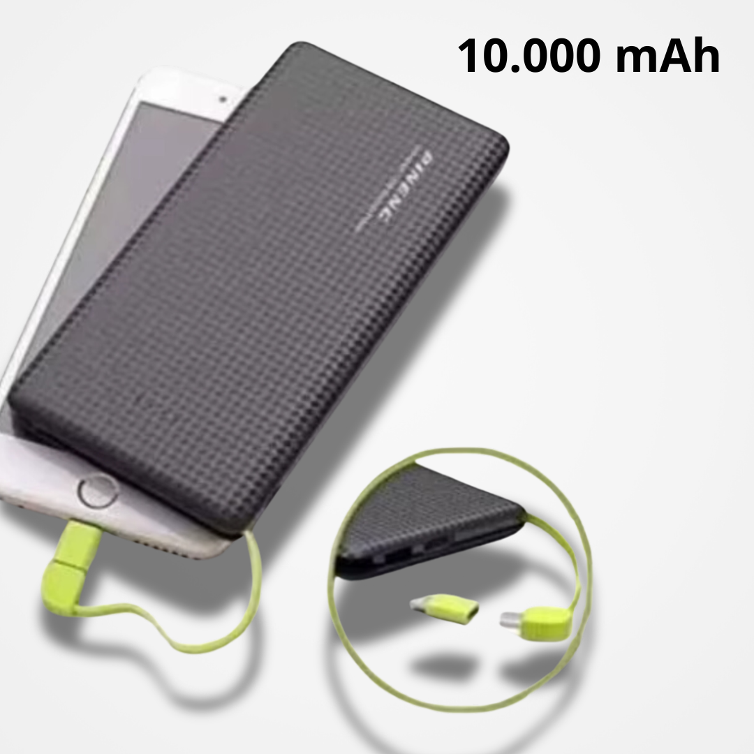 Carregador Portátil de Celular - 10.000mah para IPhone e Android