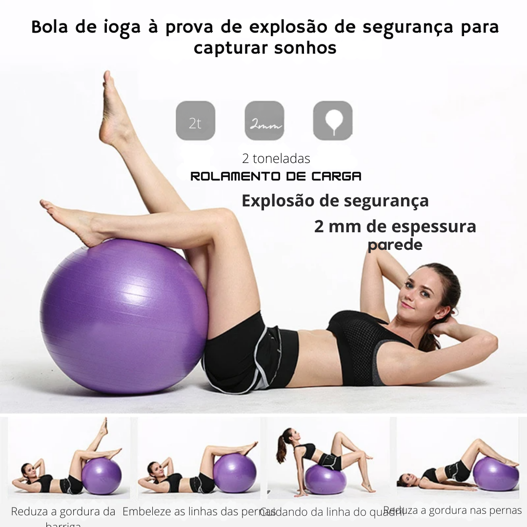 Bola de Pilates 45 cm Yoga Abdominal