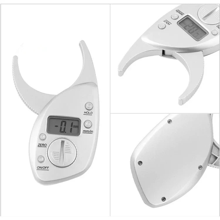 Medidor de Gordura Corporal Adipometro Digital Portátil