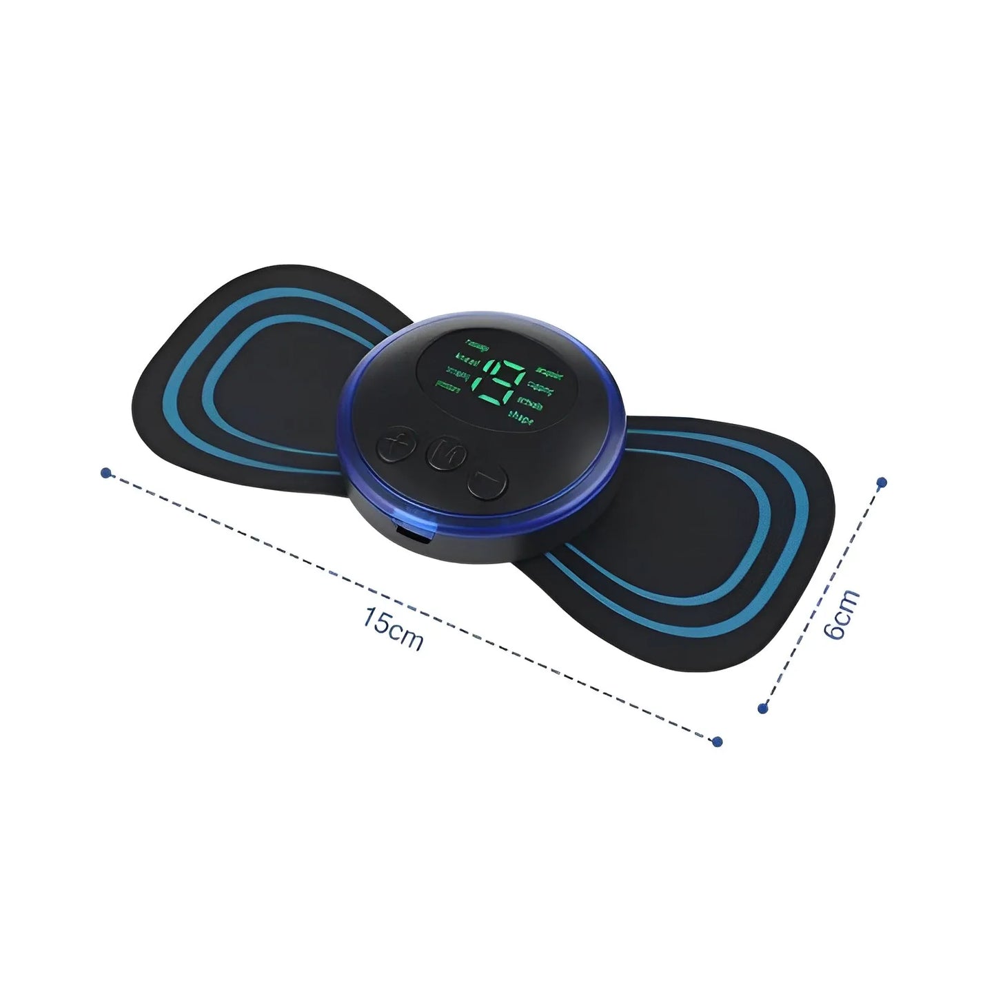 Mini Massageador Eletrico Portatil - EMS - Alivia Dores no Corpo.