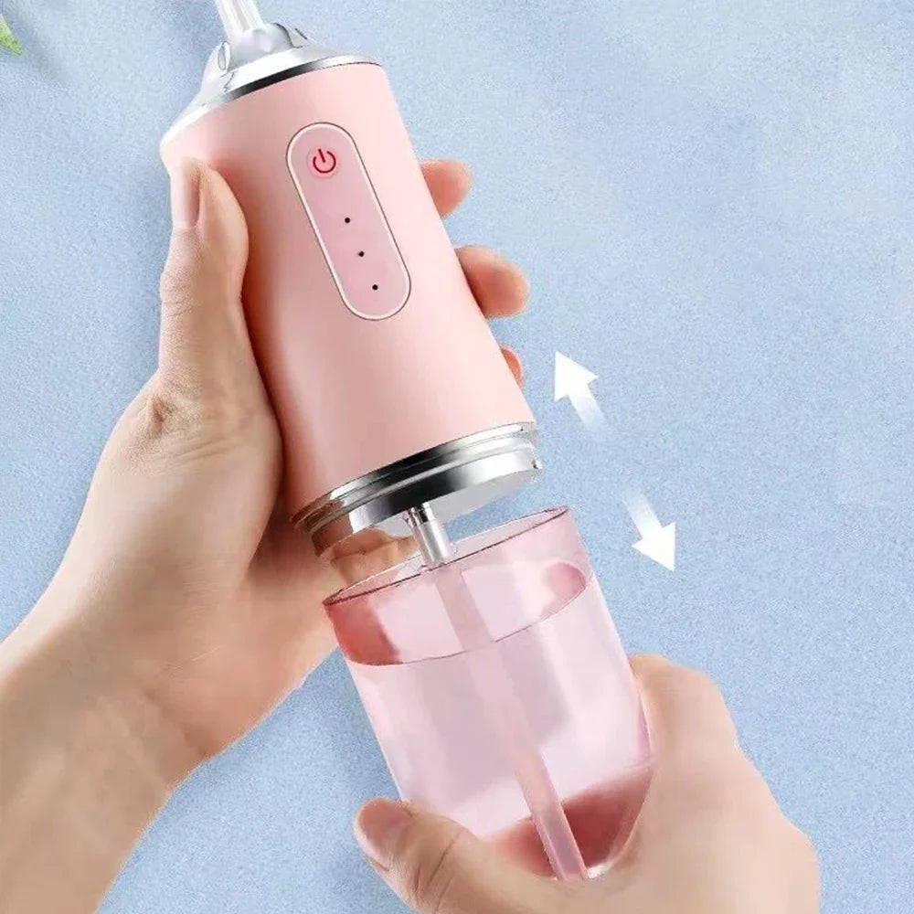 Irrigador Bucal Eletrico, Portatil, Recarregavel para Limpeza Profunda