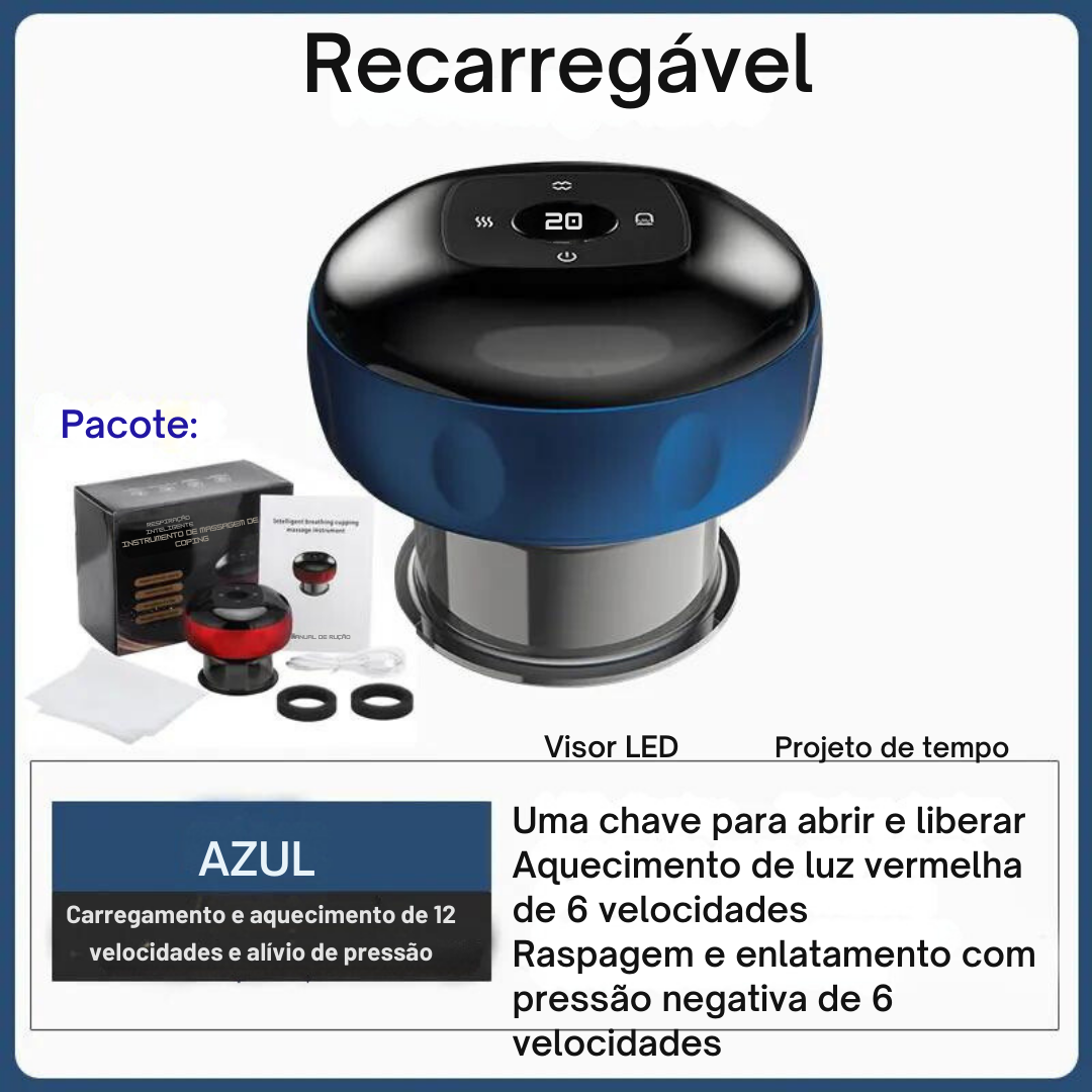 Massageador Corporal Elétrico Para Ventosaterapia - Infinita Saúde