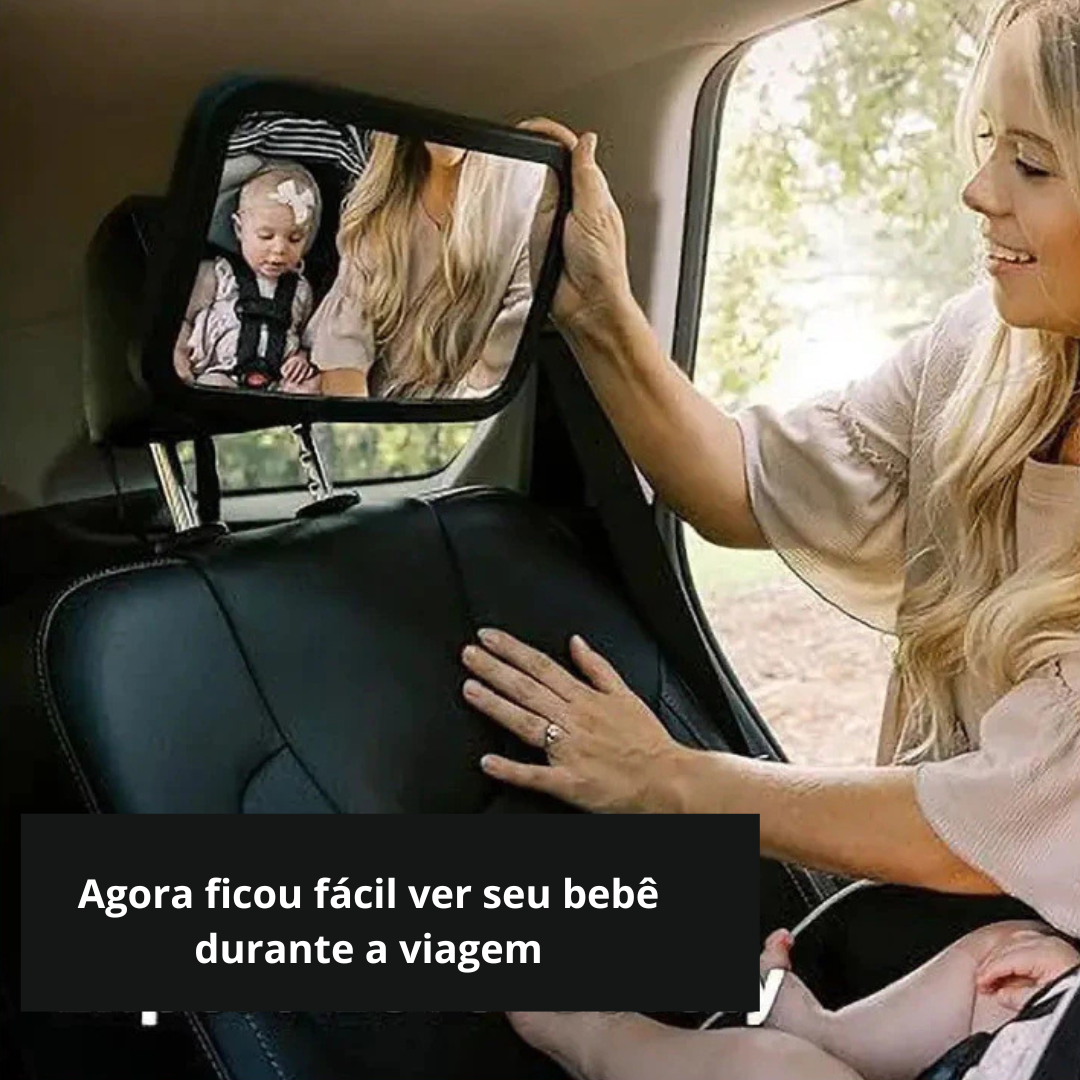 Espelho Retrovisor Para Banco Traseiro – Segurança e Tranquilidade Para Você e Seu Bebê