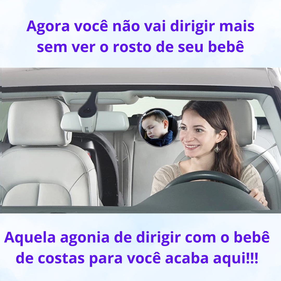 Espelho Retrovisor Para Banco Traseiro – Segurança e Tranquilidade Para Você e Seu Bebê