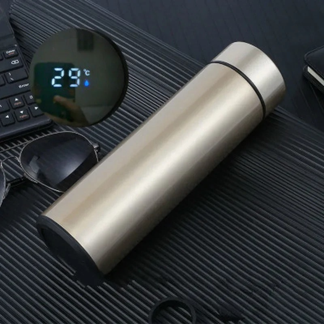 Garrafa Térmica Inox com Sensor Digital de temperatura Inteligente