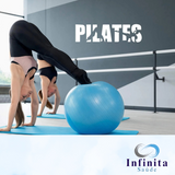 Adesivo de Parede Pilates Postura Silhuetas Fitness