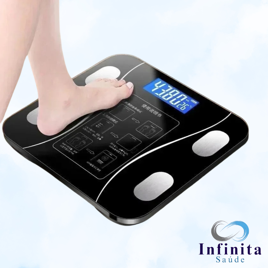 Balança Bioimpedancia, Digital com Bluetooth - Resultado Pelo Celular