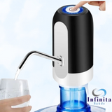 Bomba Elétrica Universal com Carregamento USB para Galão / Garrafão de Água