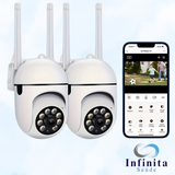Camera de Monitoramento Wi-Fi 1080p - Com Intercom, Visao Noturna e Alarme - Seguranca para Casa