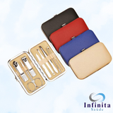Kit de 8 Peças para Unhas em Aço Inoxidável - Ideal para Viagem
