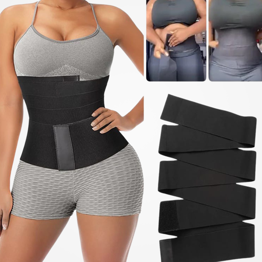 Cinta, Faixa Redutor de Medidas, Ajustável, Modeladora - Twister Costas Barriga