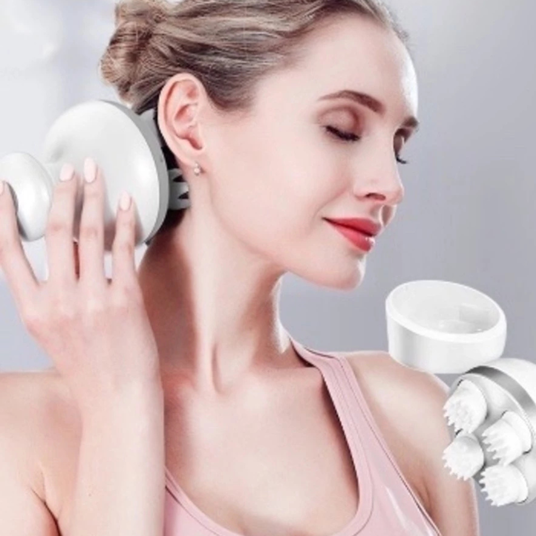 Massageador Eétrico Portátil para Cabeça, Ombro e Pescoço