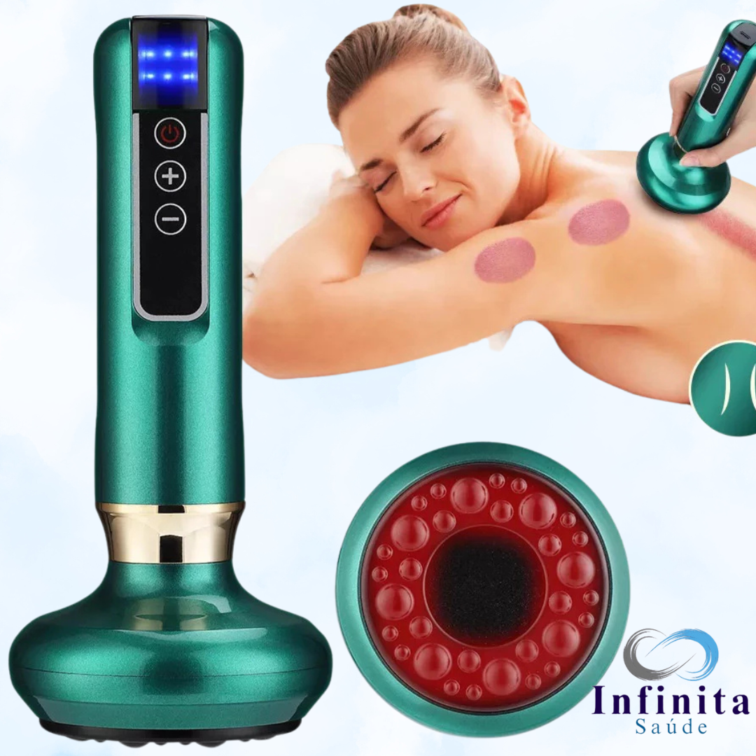 Massageador Eletrico Inteligente para Massagem Por Sucção - Sem Fio