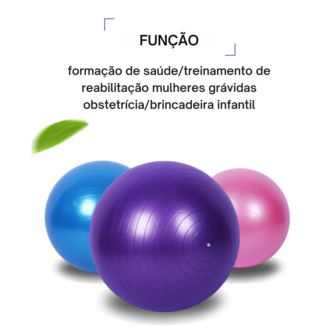 Bola de Pilates 45 cm Yoga Abdominal - Infinita Saúde