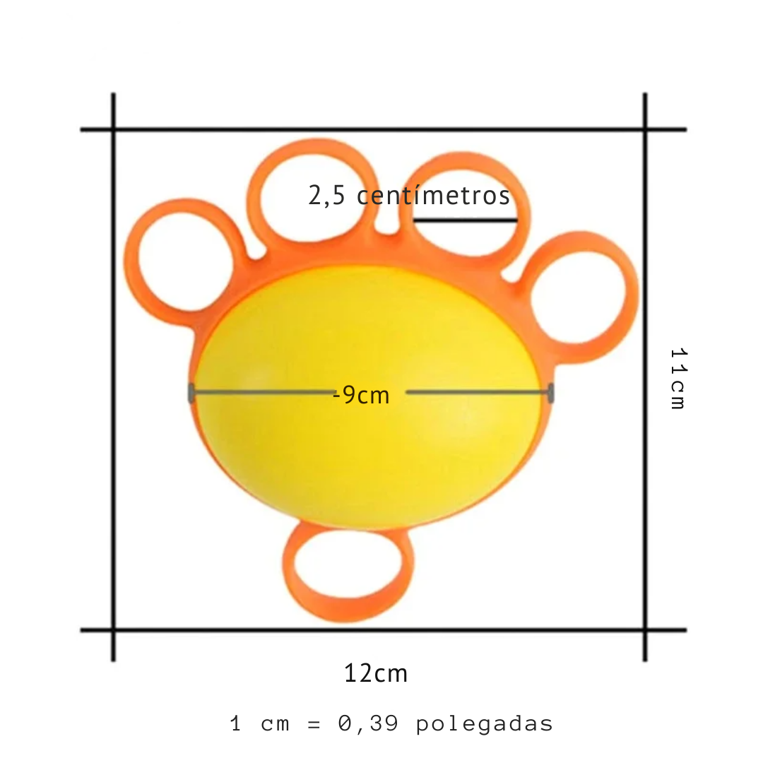 Bola de Silicone para Fisioterapia para Mão - Infinita Saúde