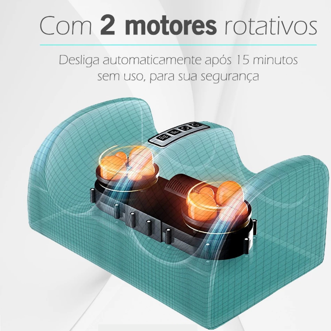 Massageador Elétrico Shiatsu de Pés e Pernas