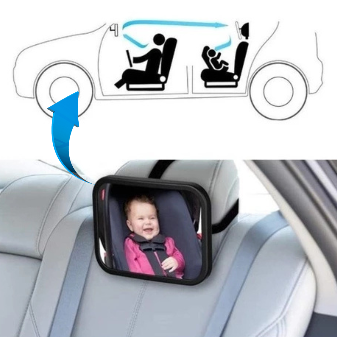 Espelho Retrovisor Para Banco Traseiro – Segurança e Tranquilidade Para Você e Seu Bebê