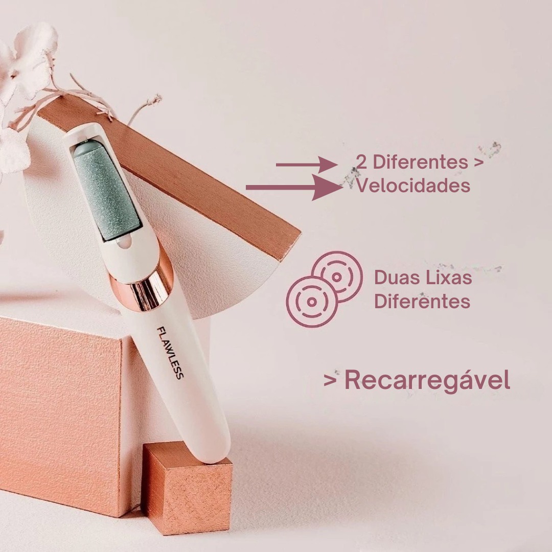 Lixador e Esfoliador de Pé Eletrico - Recarregavel