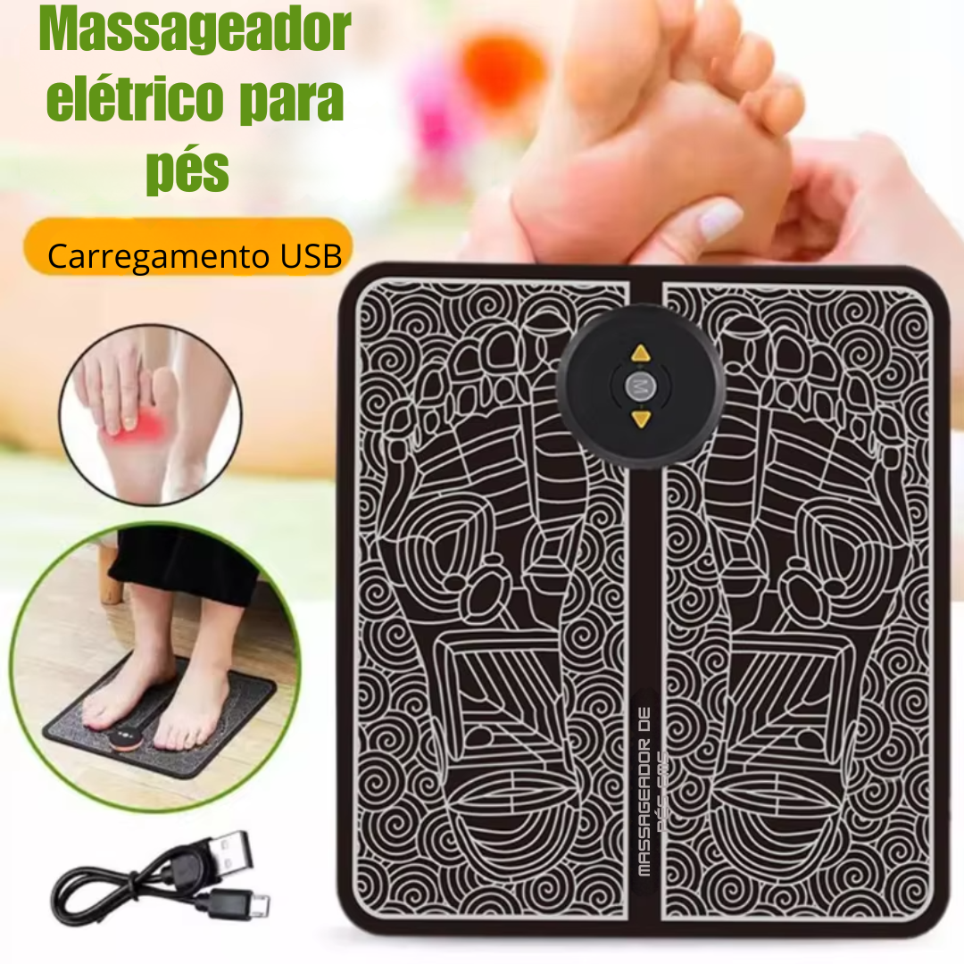 Tapete Massageador Para Pés - Relaxamento Muscular, Fisioterapia.