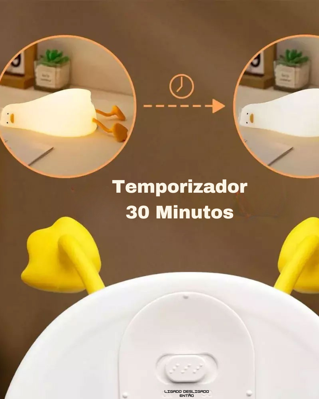 Luminária Pato Deitado