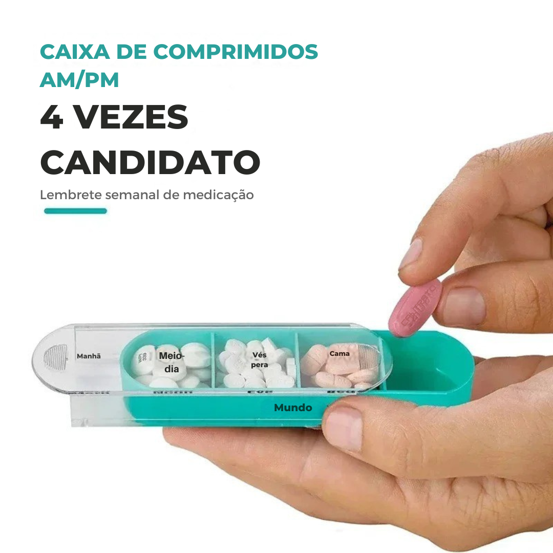 Caixa Porta Comprimidos - 7 dias Semanais