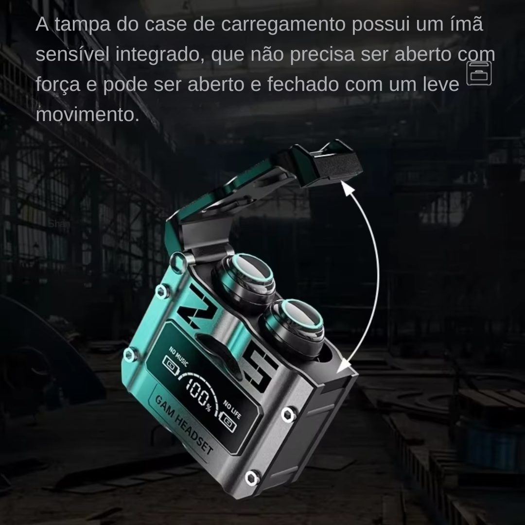 Fones De Ouvido Esportivos, Com Led, Sem Fio, Bluetooth 5.3, Com Som Estereo para Jogos