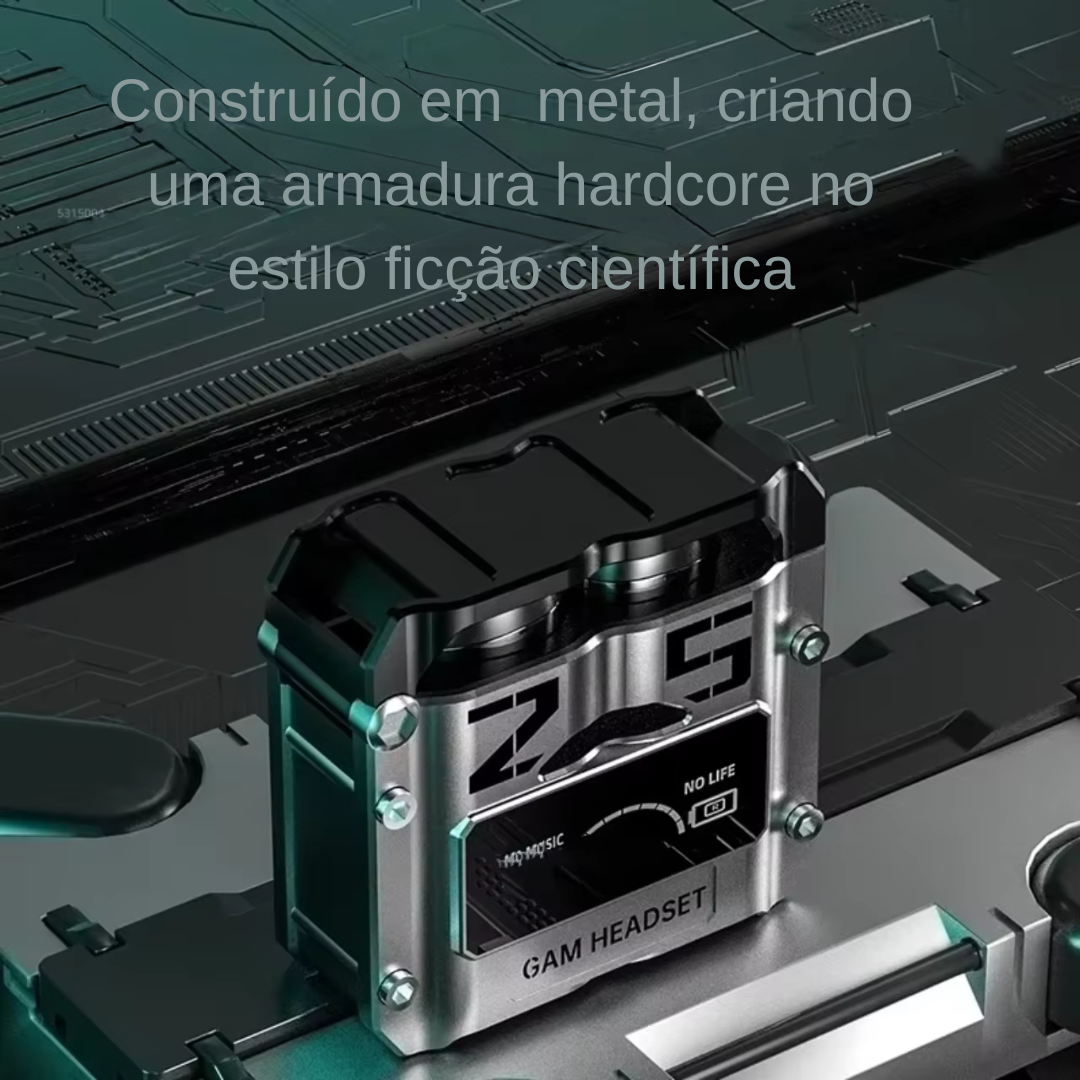 Fones De Ouvido Esportivos, Com Led, Sem Fio, Bluetooth 5.3, Com Som Estereo para Jogos