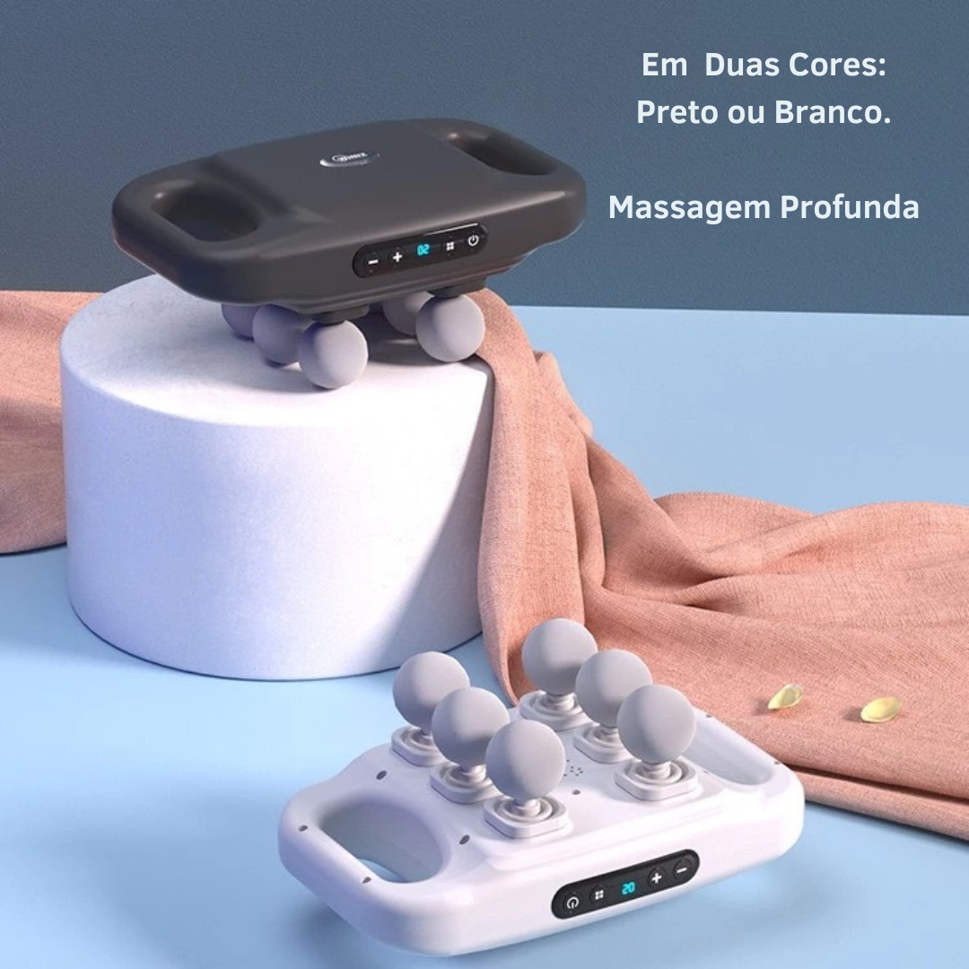 Novo Massageador para Tecido profundos com 6 pontos de Massagem