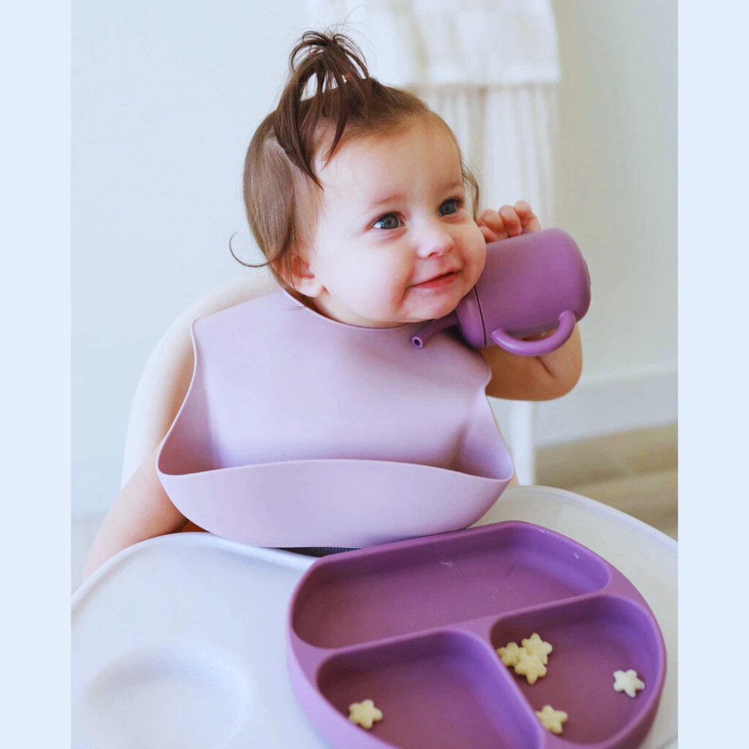 kit 8 Peças de Silicone para Alimentação de Bebês