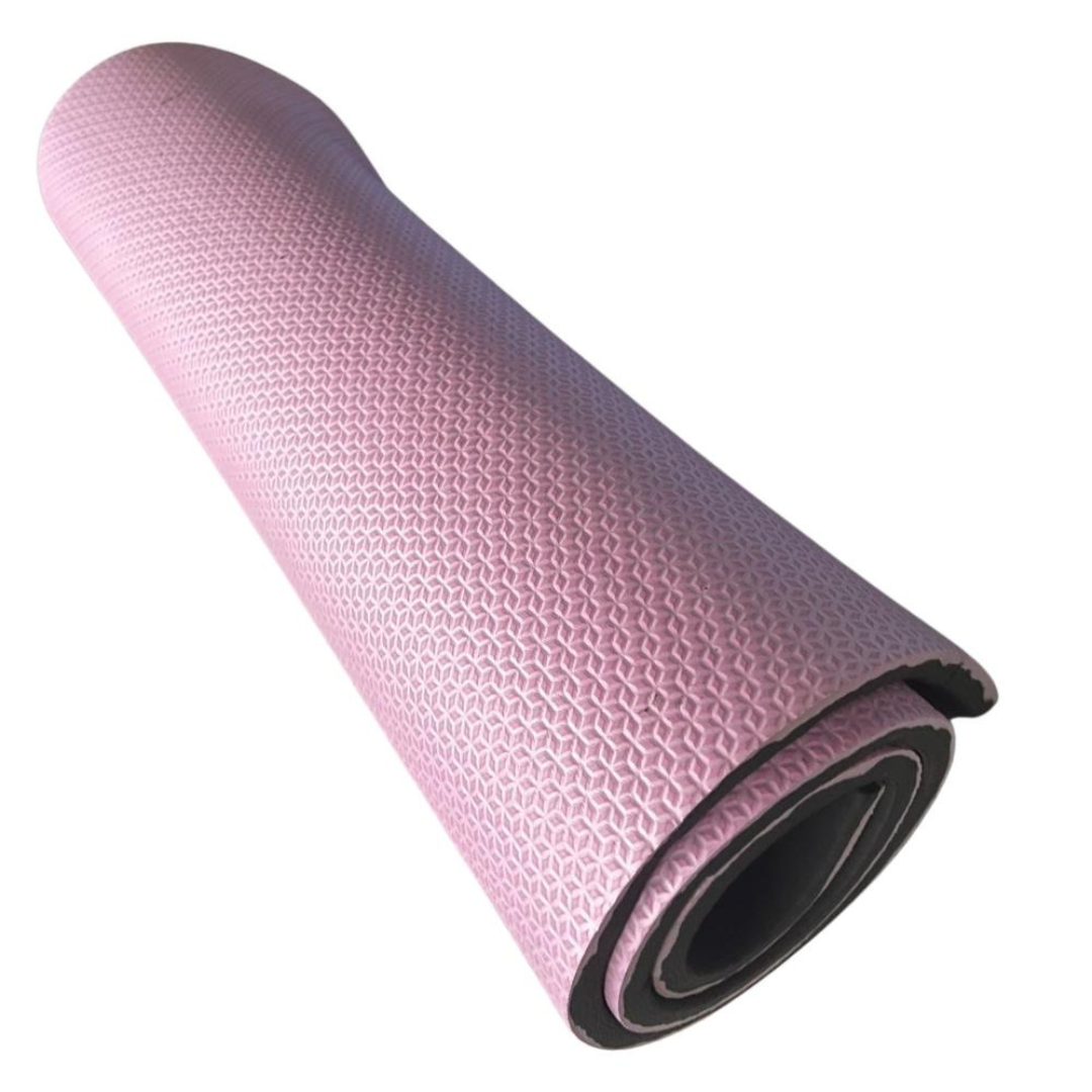 Kit de 2 Tapetes, Colchonetes (Yoga, Pilates, Fitness, Ginástica) 1m x 50cm x 10mm.