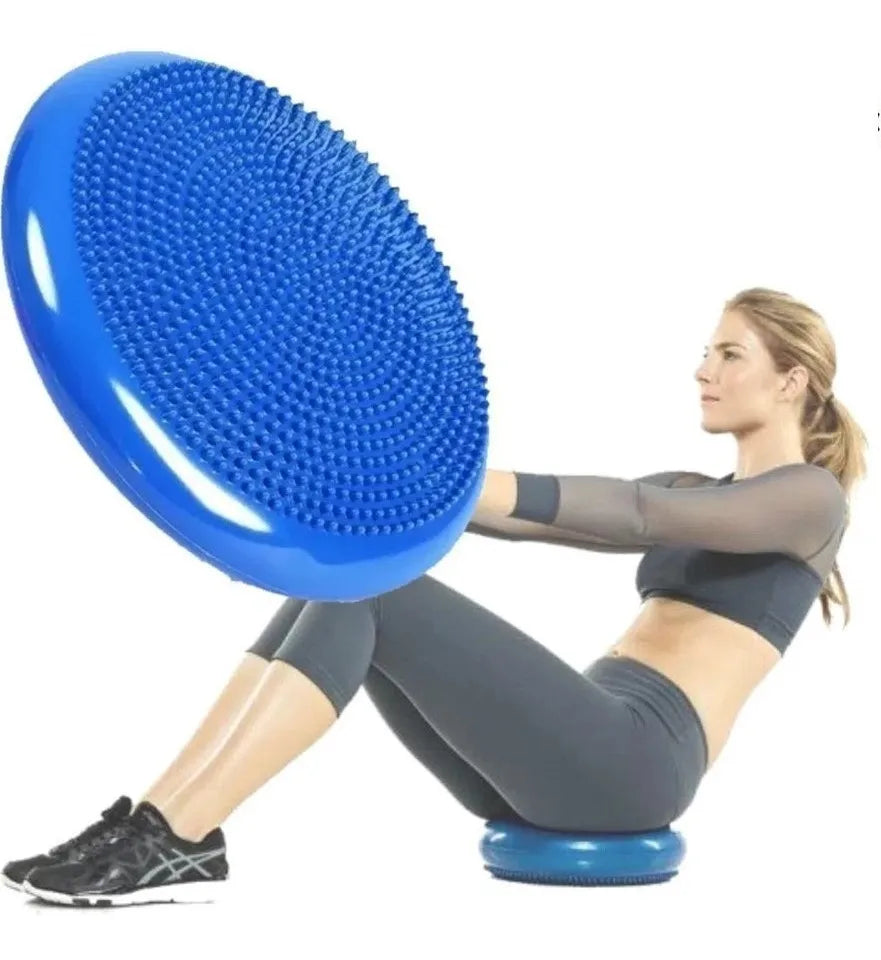 Disco Pilates Equilíbrio Inflável Balance + Bomba Gratis