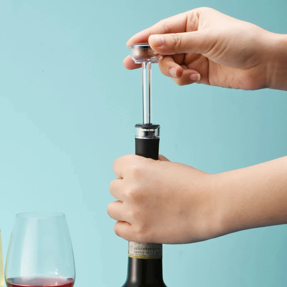 Conjunto: Abridor de Vinho Eletrico, 4-em-1