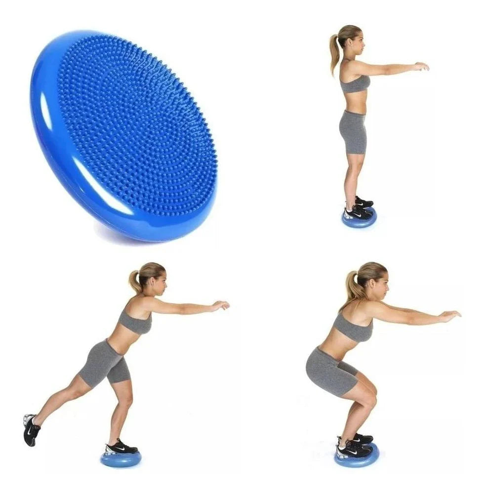 Disco Pilates Equilíbrio Inflável Balance + Bomba Gratis