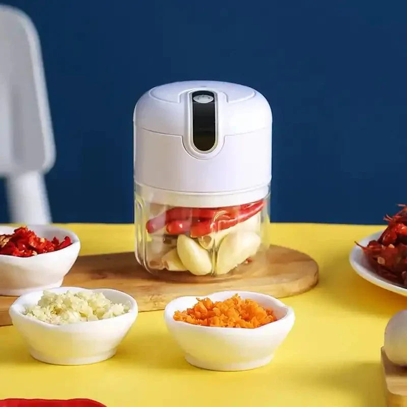 Mini processador de alimentos - Cortador de legumes elétrico - 250ml