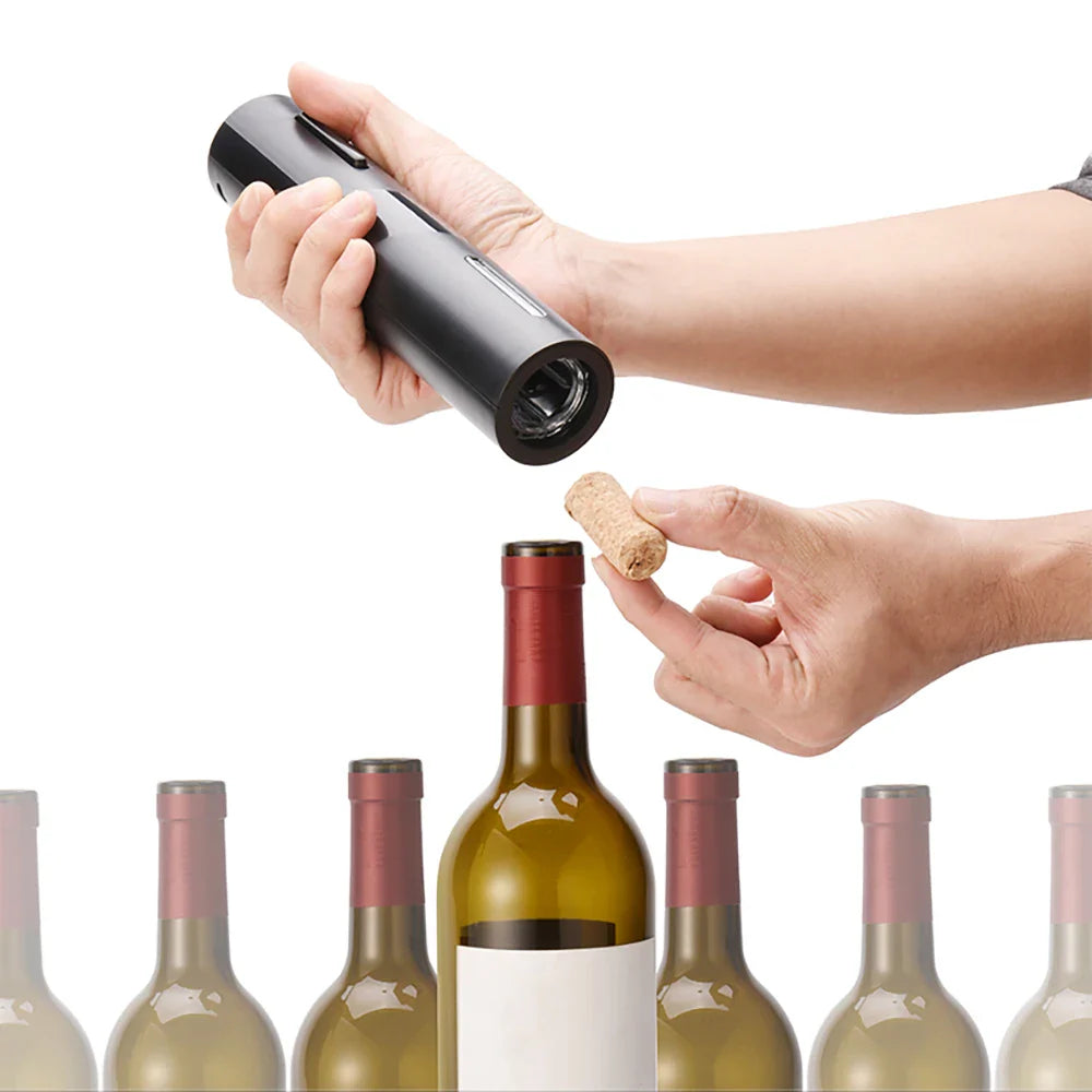 Conjunto: Abridor de Vinho Eletrico, 4-em-1