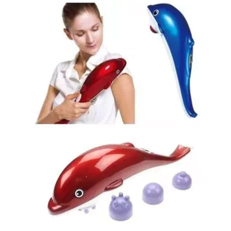 Massageador Elétrico Golfinho para Dores Muscular Corporal, dos Pés e Coluna - 110v