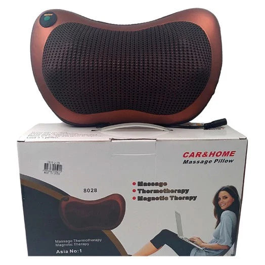 Massageador Almofada, Shiatsu, Rotativa com Infravermelho para Massagem dos Pés, Lombar e Pescoço