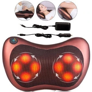 Massageador Almofada, Shiatsu, Rotativa com Infravermelho para Massagem dos Pés, Lombar e Pescoço