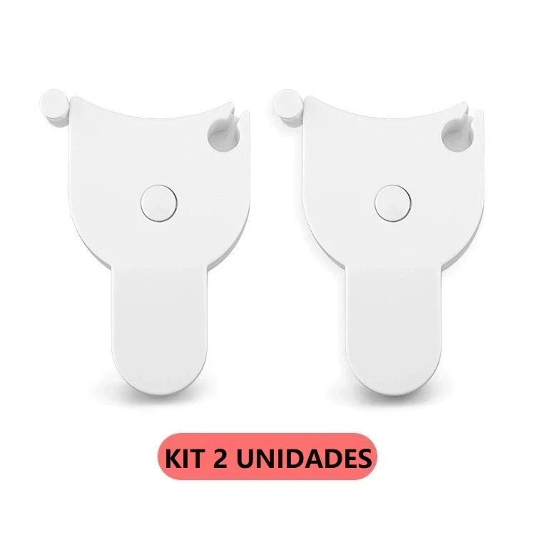Fita Métrica de Medição Corporal 150cm Retrátil e Portátil para Academias, Fitness, Nutricionista e Esportistas