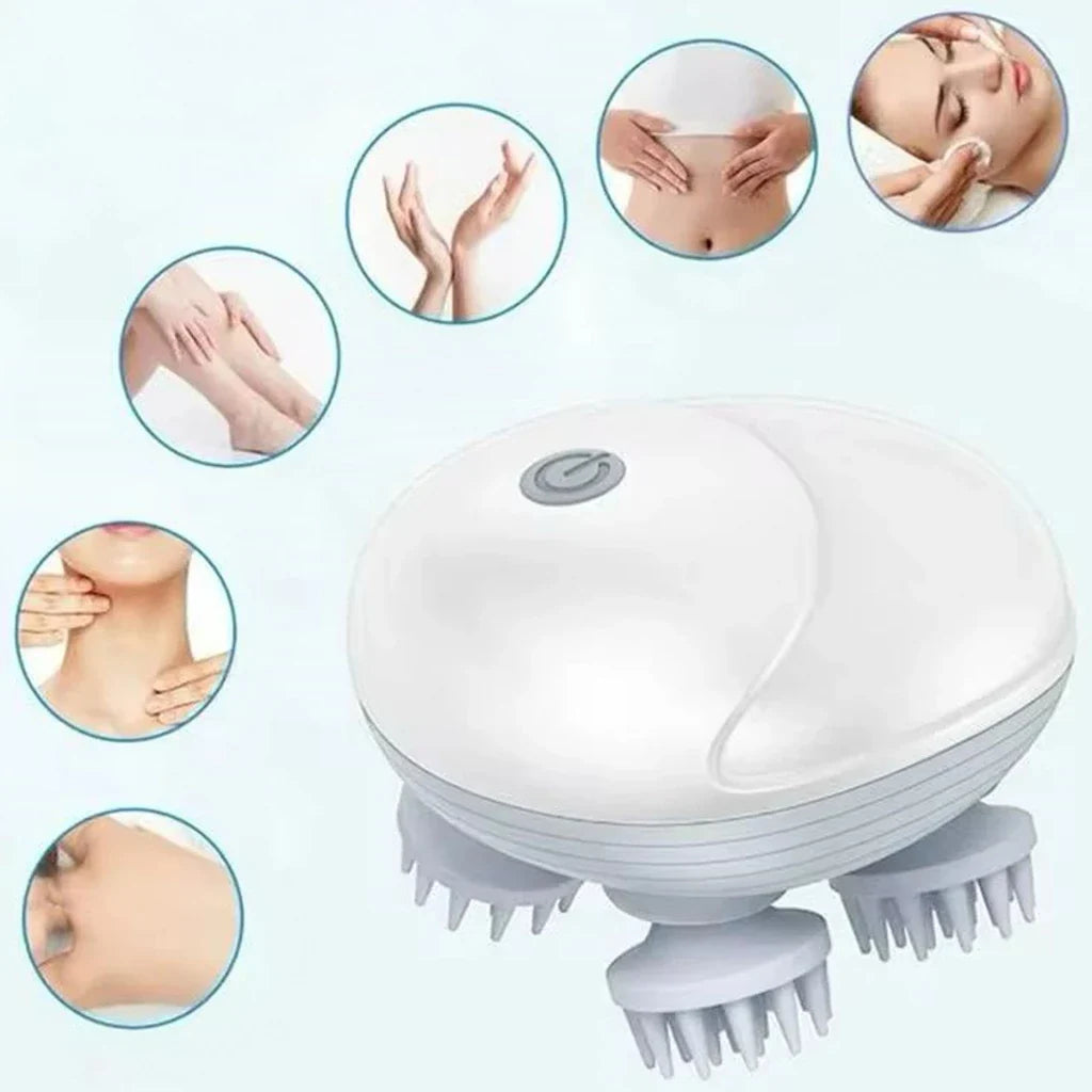 Massageador Eétrico Portátil para Cabeça, Ombro e Pescoço