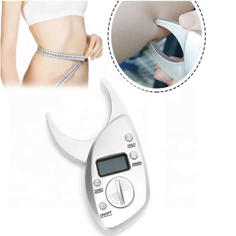 Medidor de Gordura Corporal Adipometro Digital Portátil