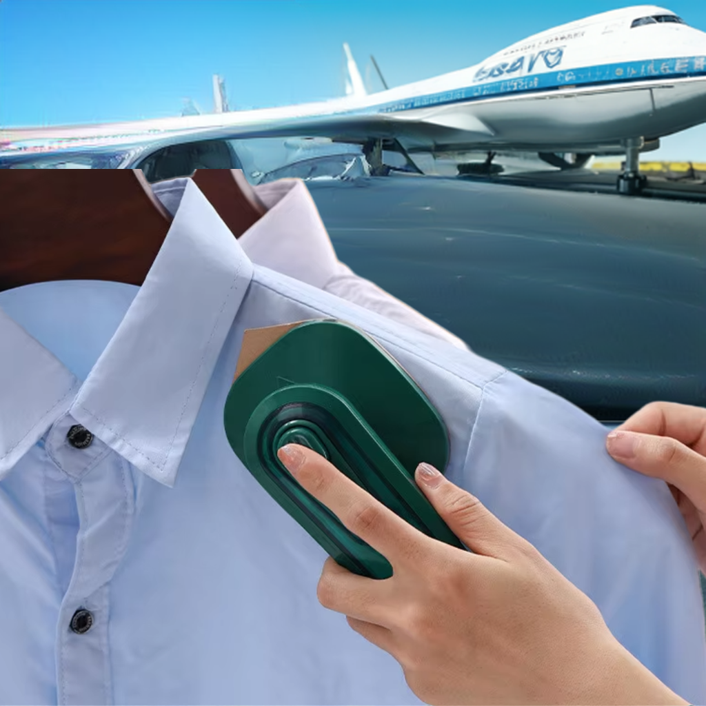 Mini Ferro De Passar Roupa, Elétrico, Portatil para Viagem
