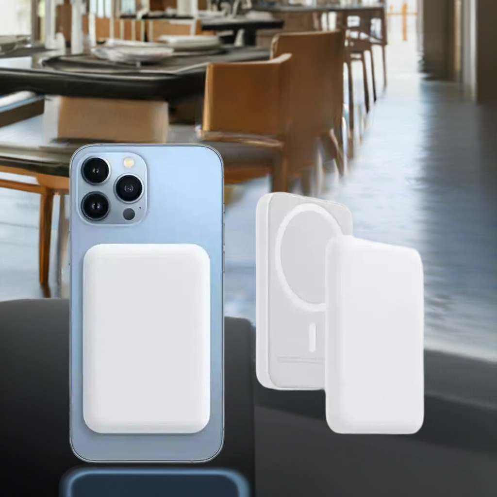 Carregador Portátil Por Indução Para IPhone IOS e Android