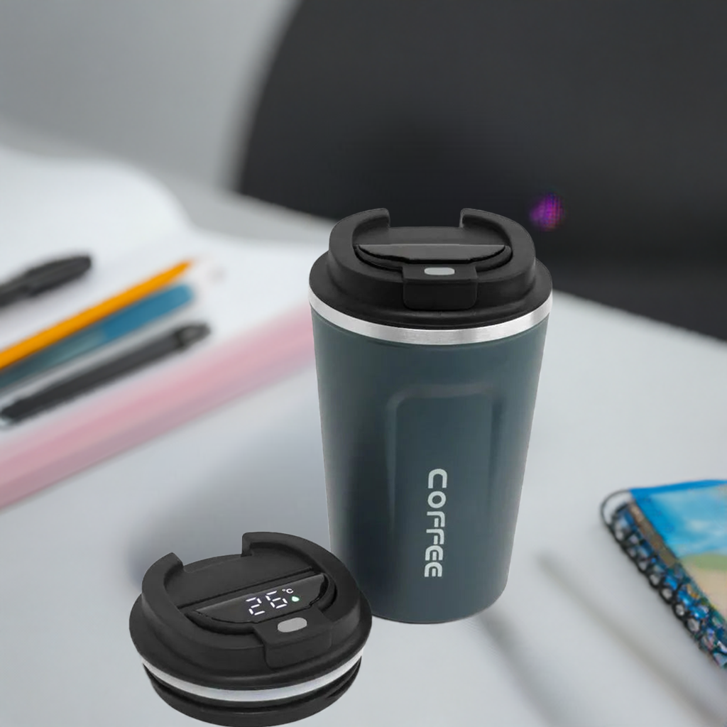Copo Café Térmico - 500ml - Cor: Azul