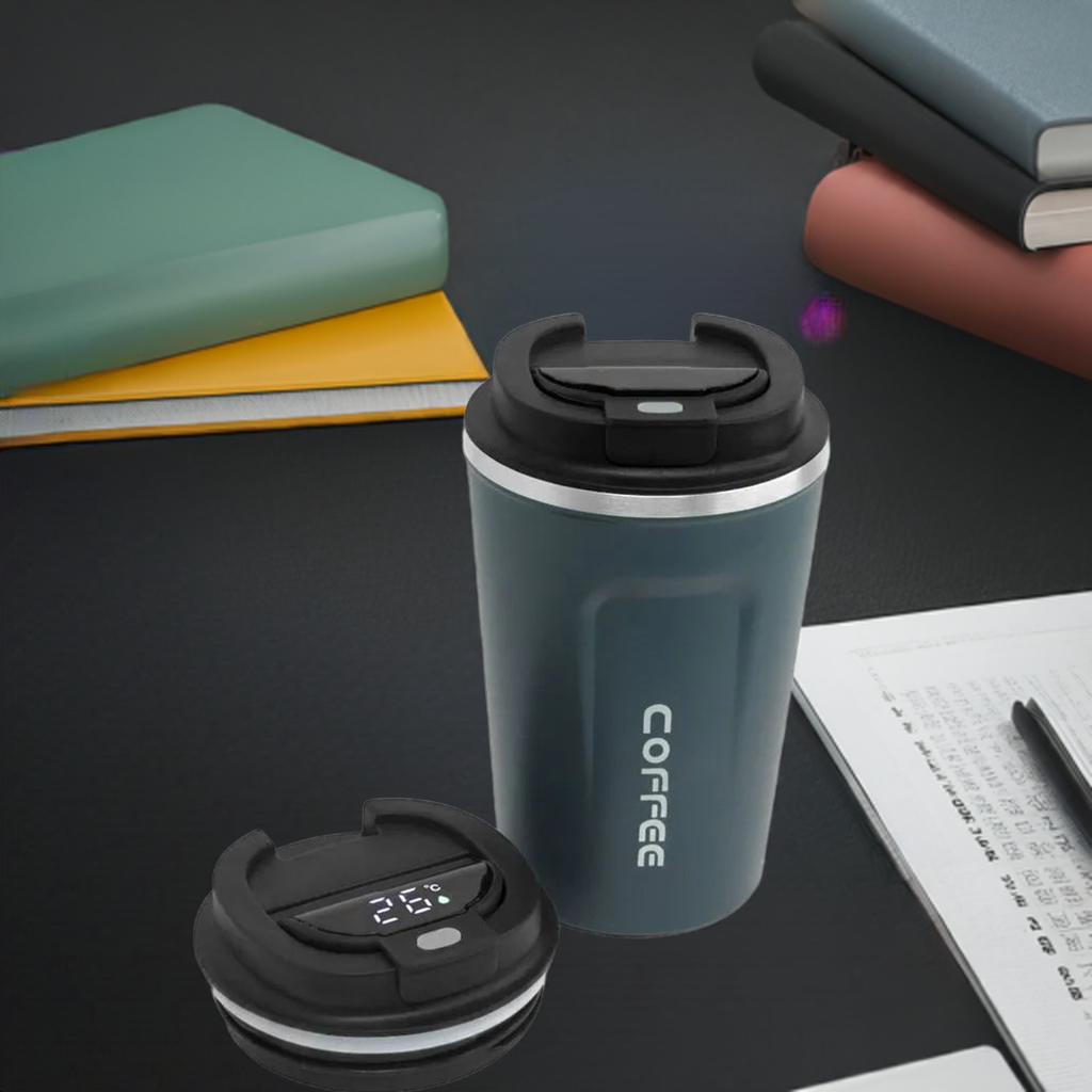 Copo Café Térmico - 500ml - Cor: Azul