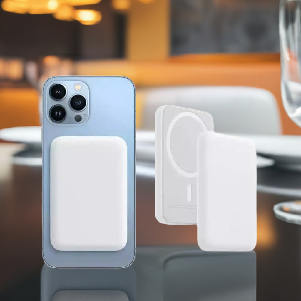 Carregador Portátil Por Indução Para IPhone IOS e Android