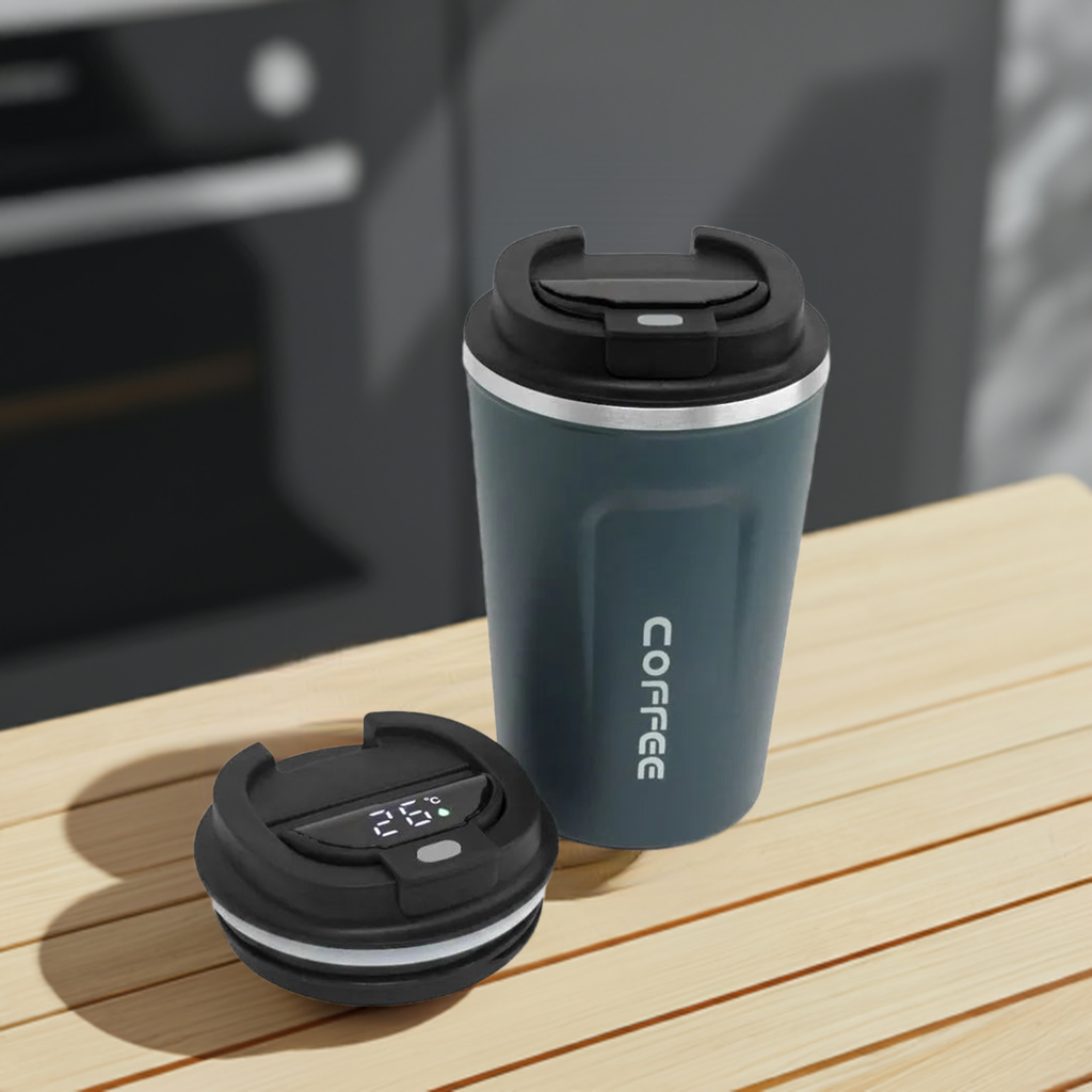 Copo Café Térmico - 500ml - Cor: Azul