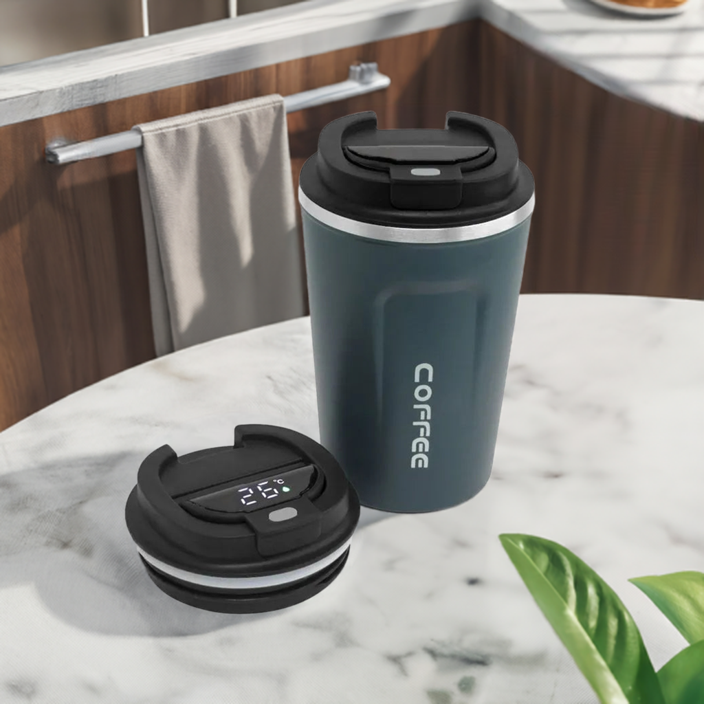 Copo Café Térmico - 500ml - Cor: Azul