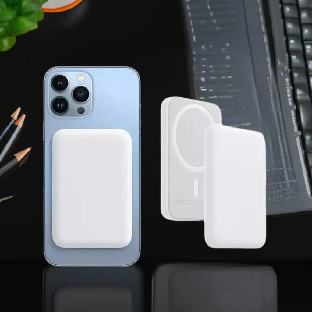 Carregador Portátil Por Indução Para IPhone IOS e Android
