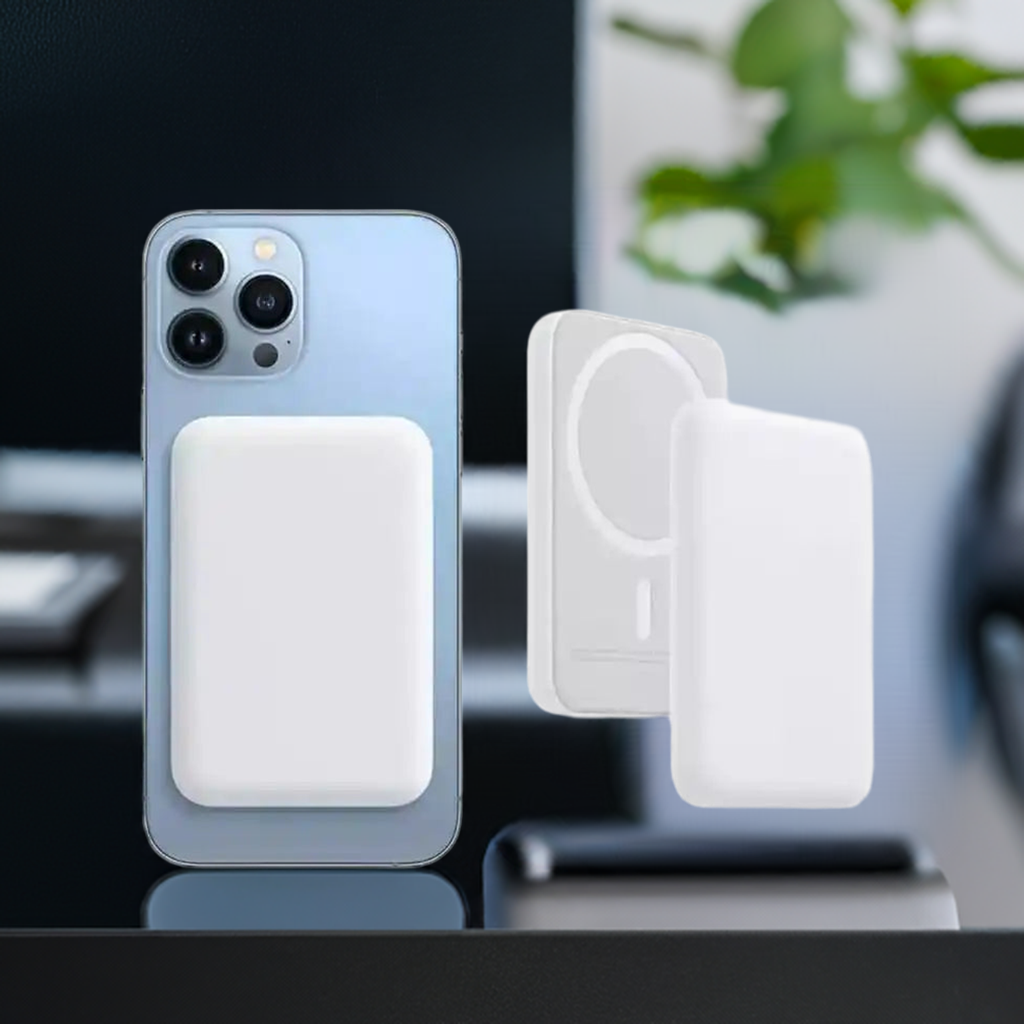 Carregador Portátil Por Indução Para IPhone IOS e Android